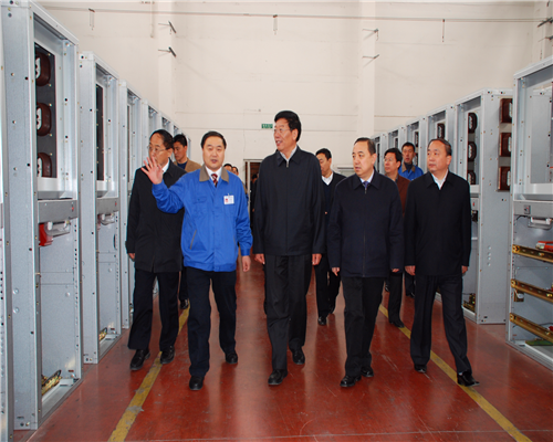 2007年4月，甘肅省省長(zhǎng)徐守盛、副省長(zhǎng)楊志明來(lái)公司視察.png